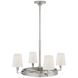 Visual Comfort Signature - TOB 5280PN-L - Four Light Chandelier - Watson - Polished Nickel