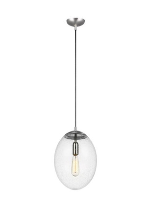 Visual Comfort Studio - 6701801EN7-04 - One Light Pendant - Leo H.G. - Satin Aluminum