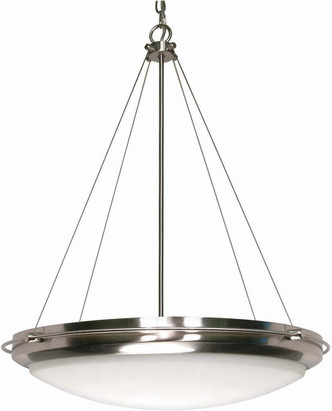 Nuvo Lighting - 60-610 - Three Light Pendant - Polaris - Brushed Nickel