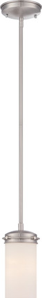 Nuvo Lighting - 60-615 - One Light Mini Pendant - Polaris - Brushed Nickel