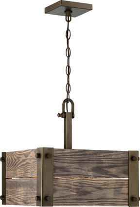 Nuvo Lighting - 60-6423 - Four Light Pendant - Winchester - Bronze
