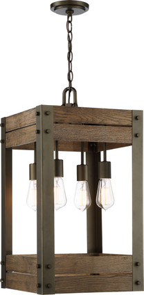 Nuvo Lighting - 60-6426 - Five Light Pendant - Winchester - Bronze
