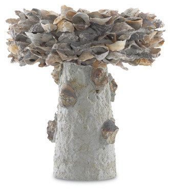 Oyster Shell Bird Bath (1200-0052)