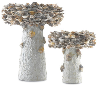 Oyster Shell Bird Bath (1200-0053)