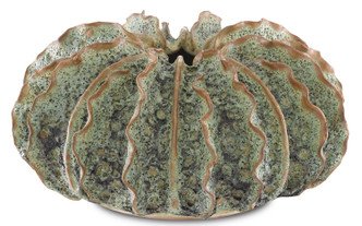 Currey and Company - 1200-0300 - Vase - Sunken Boat - Moss Green