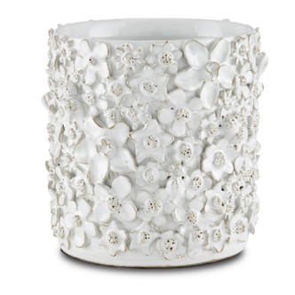 Currey and Company - 1200-0628 - Cachepot - Jessamine - White