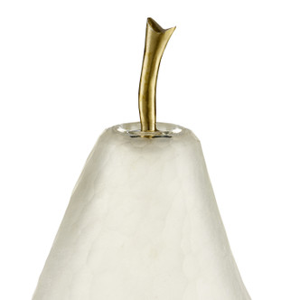 Glass Pear Pear Set of 2 (1200-0641)