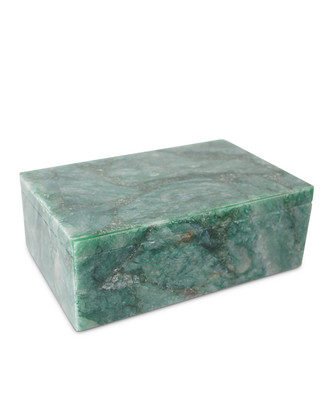 Currey and Company - 1200-0777 - Box - Green Aventurine Box - Natural