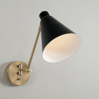manufacturer_finish:Aged Brass and Black|manufacturer_glass:Black Metal Shade with White Interior
