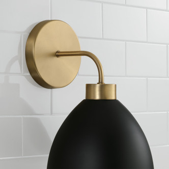 manufacturer_finish:Aged Brass and Black|manufacturer_glass:Matte Black Metal Shade with White Interior