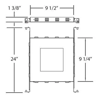 NC PLATE AND IC BOX NCP,TE211/GU10/TR/611LED (24063-012)