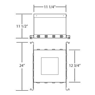 NC PLATE AND IC BOX ICBOX,TE111/GU10/161/LED,OSC5S (24071-017)