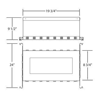 NC PLATE AND IC BOX IC BOX,TE613LED/213/GU10/TR (24085-014)