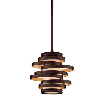 Corbett Lighting - 113-41-BRL/GL - One Light Pendant - Vertigo - Bronze Leaf