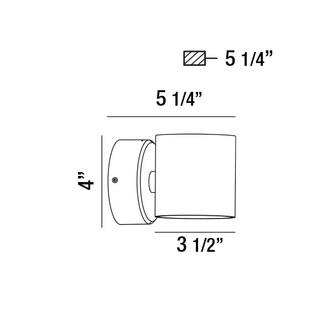 Volume LED Wall Mount (28292-041)