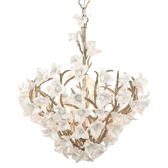 Corbett Lighting - 211-47-SGL - Six Light Chandelier - Lily - Stria Gold Leaf