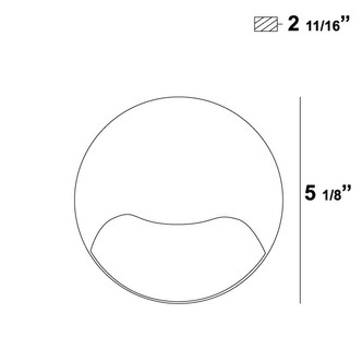 ARCHITECTURAL OUTDOOR OUTDR,LED SCONCE,6W,BK (31583-035)