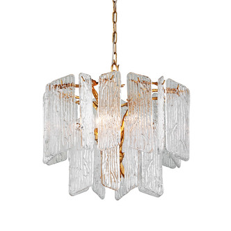 Corbett Lighting - 244-44 - Four Light Chandelier - Piemonte - Gold Leaf