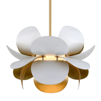 Corbett Lighting - 314-42-GL/SWH - One Light Chandelier - Ginger - Gold Leaf