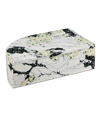 Currey and Company - 1200-0947 - Box - Fossey Collection - White / Black