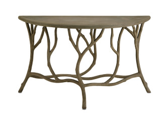 Currey and Company - 2374 - Console Table - Portland/Faux Bois