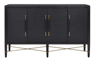 Currey and Company - 3000-0037 - Sideboard - Verona - Black/Natural/Champagne