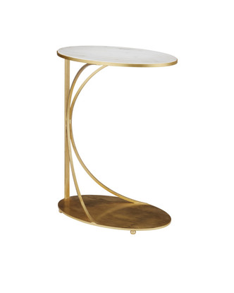 Currey and Company - 4000-0193 - Table - Orla - Gold Leaf/Natural