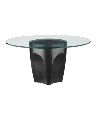 Currey and Company - 4000-0218 - Cocktail Table - Lemy - Black/Clear