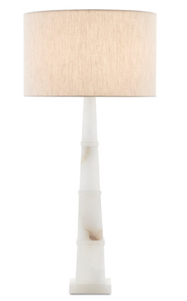 Currey and Company - 6000-0595 - One Light Table Lamp - Alabastro - Natural