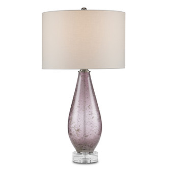 Currey and Company - 6000-0854 - One Light Table Lamp - Optimist - Purple/Clear