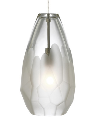 Visual Comfort Modern - 700FJBRLFS-LEDS930 - LED Pendant - Briolette - Satin Nickel