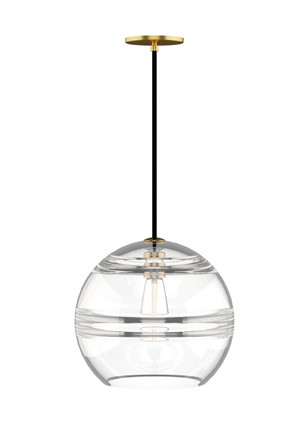 Visual Comfort Modern - 700FJSDNCR - One Light Pendant - Sedona - Aged Brass