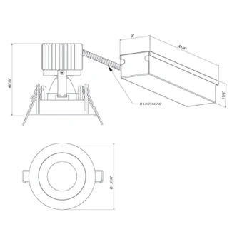 Amigo LED Recessed Fixture (28719-30-014)