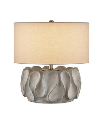 Currey and Company - 6000-0928 - One Light Table Lamp - Weststrand Table Lamp - Gray/Dark Gray/Brown/Light Antique Brass