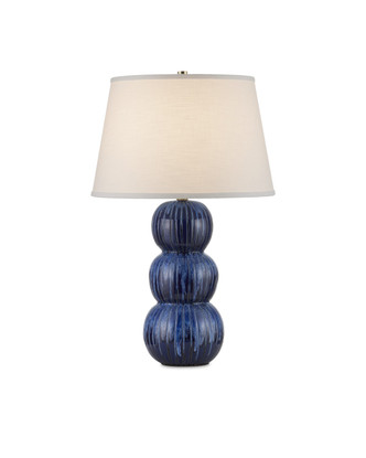 Currey and Company - 6000-0960 - One Light Table Lamp - Salacia Table Lamp - Blue