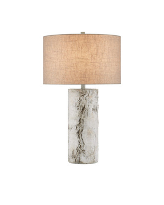 Currey and Company - 6000-0979 - One Light Table Lamp - Faux Birch - Birch White/Gray