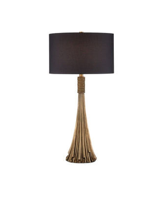 Currey and Company - 6000-0983 - One Light Table Lamp - Baroque - Antique Brass