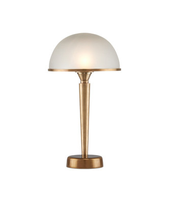 Currey and Company - 6000-0986 - LED Table Lamp - Gatsby - Antique Brass/Frosted