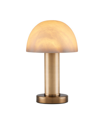 Currey and Company - 6000-0989 - One Light Table Lamp - La Gravite - Natural/Brass