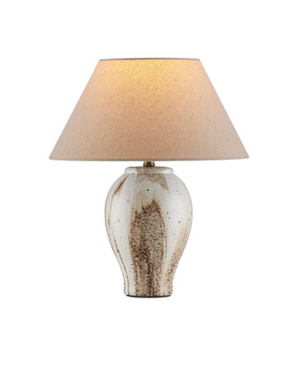 Currey and Company - 6000-1004 - One Light Table Lamp - Latte - Beige/Off-White