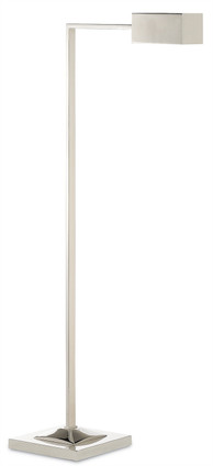 Currey and Company - 8000-0026 - One Light Floor Lamp - Ruxley Collection - Polished Nickel