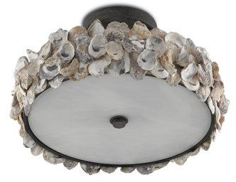 Oyster Shell Three Light Semi-Flush Mount (9000-0265)