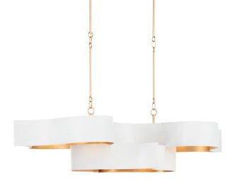 Grand Lotus Six Light Chandelier (9000-0854)