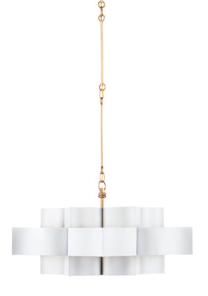 Grand Lotus Six Light Chandelier (9000-0857)