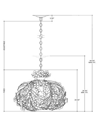 Cloverfield One Light Pendant (9000-1088)