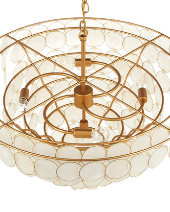 Bon Vivant Five Light Semi-Flush Mount (9000-1098)