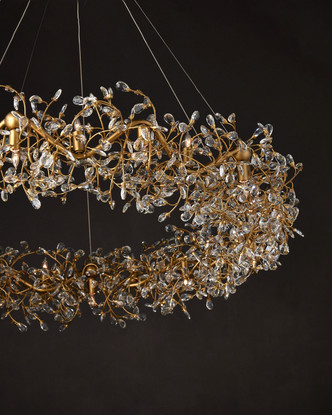 Crystal Bud 24 Light Chandelier (9000-1136)