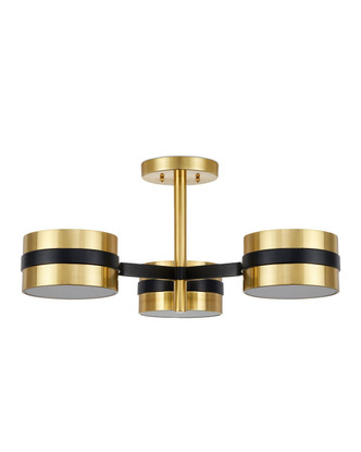 Heybrook Three Light Semi-Flush Mount (9000-1171)