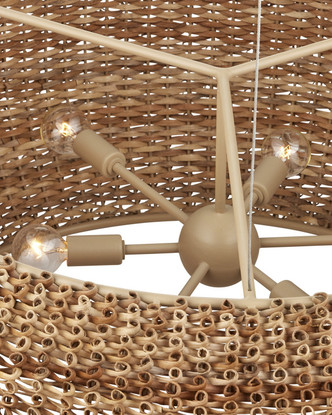 Boucle Six Light Chandelier (9000-1245)