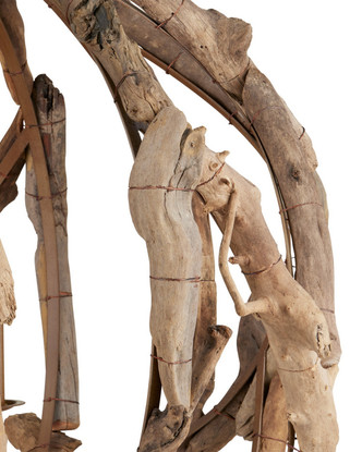 Driftwood Three Light Chandelier (9078)